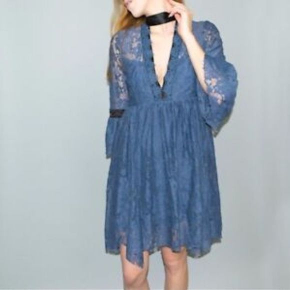 Free People Women's Lace Dress Size XS - Picture 2 of 16